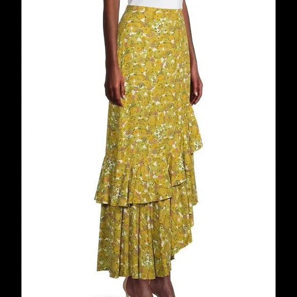 Ted Baker Asymmetrical Midi Skirt NWOT - Picture 3 of 11